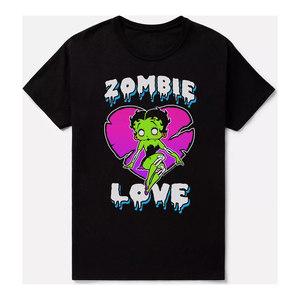 Betty Boop Zombie Love T Shirt