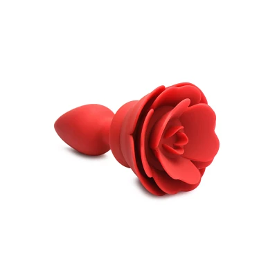 28-Function Vibrating Rose Butt Plug 5.2 Inch - Booty Sparks