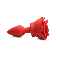 28-Function Vibrating Rose Butt Plug 5.2 Inch - Booty Sparks