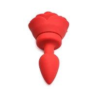 28-Function Vibrating Rose Butt Plug 5.2 Inch - Booty Sparks