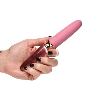 10-Functon Dual Ended Rechargeable Waterproof Vibrator - 7 Inch