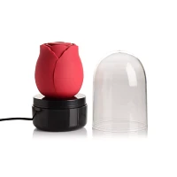 10-Function Enchanted Rose Rechargeable Waterproof Clitoral Stimulator 2.6 Inch - Bloomgasm