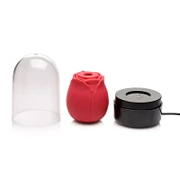 10-Function Enchanted Rose Rechargeable Waterproof Clitoral Stimulator 2.6 Inch - Bloomgasm