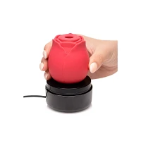 10-Function Enchanted Rose Rechargeable Waterproof Clitoral Stimulator 2.6 Inch - Bloomgasm