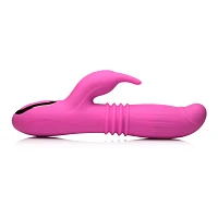 35-Function Lil Swell Thrusting and Swelling Waterproof Rechargeable G-Spot Rabbit Vibrator - 8.7 Inch