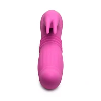 35-Function Lil Swell Thrusting and Swelling Waterproof Rechargeable G-Spot Rabbit Vibrator - 8.7 Inch