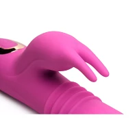 35-Function Lil Swell Thrusting and Swelling Waterproof Rechargeable G-Spot Rabbit Vibrator - 8.7 Inch