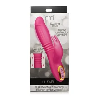 35-Function Lil Swell Thrusting and Swelling Waterproof Rechargeable G-Spot Rabbit Vibrator - 8.7 Inch