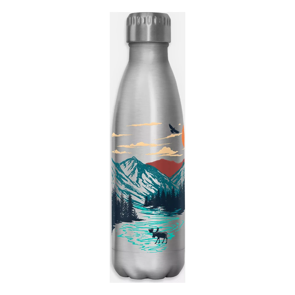 Natural Outdoors Stainless Steel Water Bottle - 17 oz.
