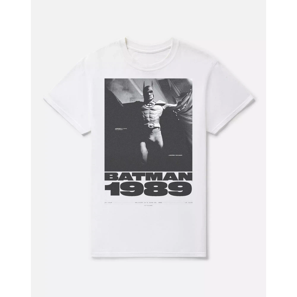 White Batman 1989 T Shirt