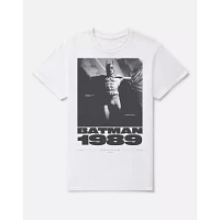 White Batman 1989 T Shirt