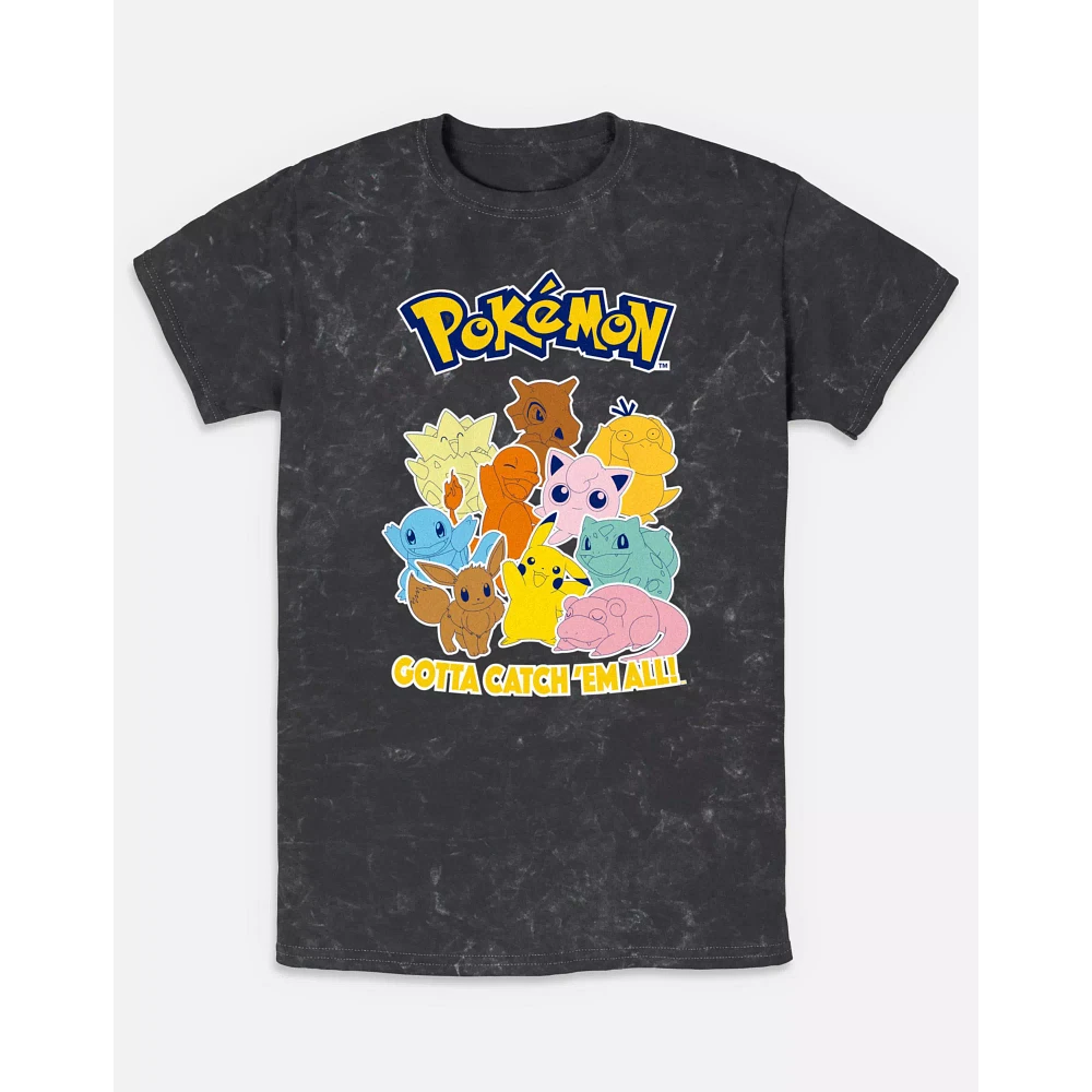 Characters Catch 'Em All T Shirt - Pokémon