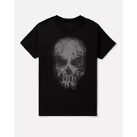 Skull Graveyard T Shirt - The Haunted Mansion