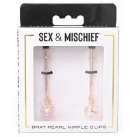 Brat Pearl-Effect Nipple Clips