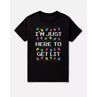 I'm Just Here to Get Lit T Shirt