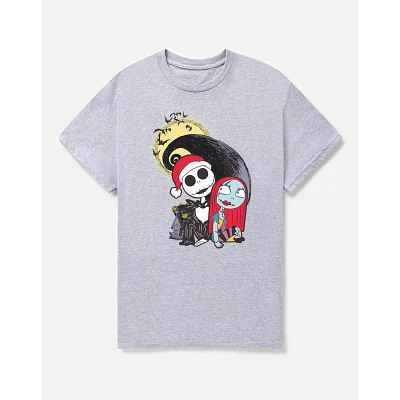 Jack Skellington and Sally Christmas T Shirt - The Nightmare Before