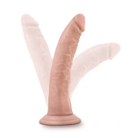 Vanilla Dr. Skin Suction Cup Dildo - 7.5 Inch