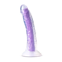 Glow in the Dark Purple Neo Elite Dildo - 7.5 Inch