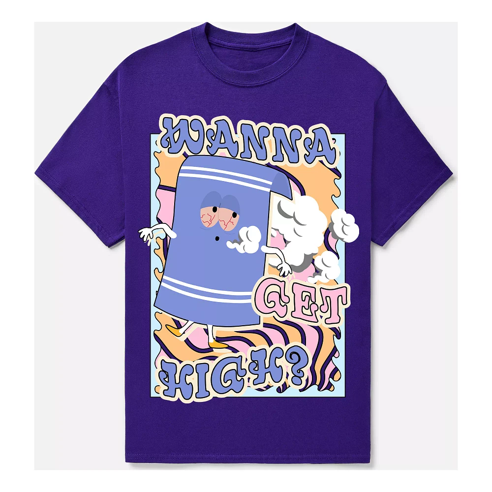 Wanna Get High Towelie T Shirt - South Park