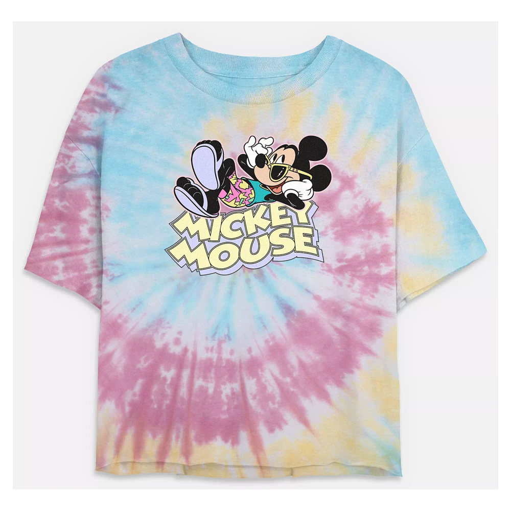 Vacation Mickey Cropped T Shirt