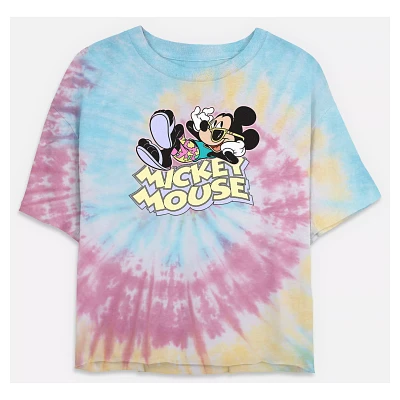 Vacation Mickey Cropped T Shirt