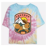 Pokémon Tie Dye Cropped T Shirt