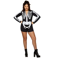 Adult Skeleton Romper