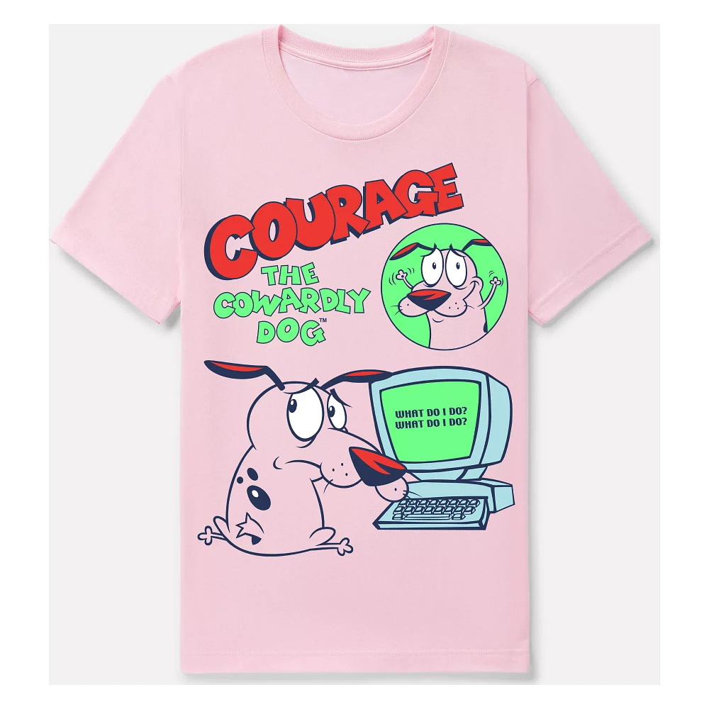 What Do I T Shirt - Courage the Cowardly Dog