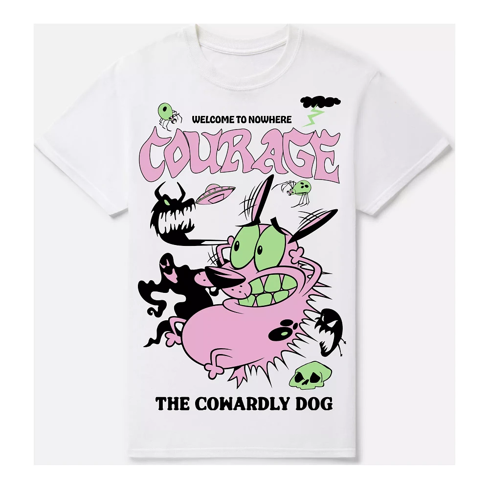 Nowhere Monsters T Shirt - Courage the Cowardly Dog