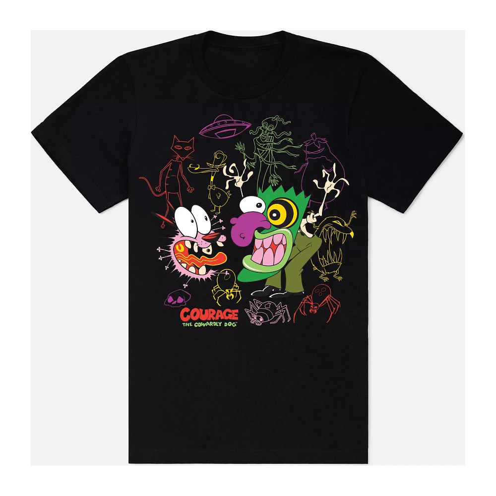 Ooga Booga T Shirt - Courage the Cowardly Dog