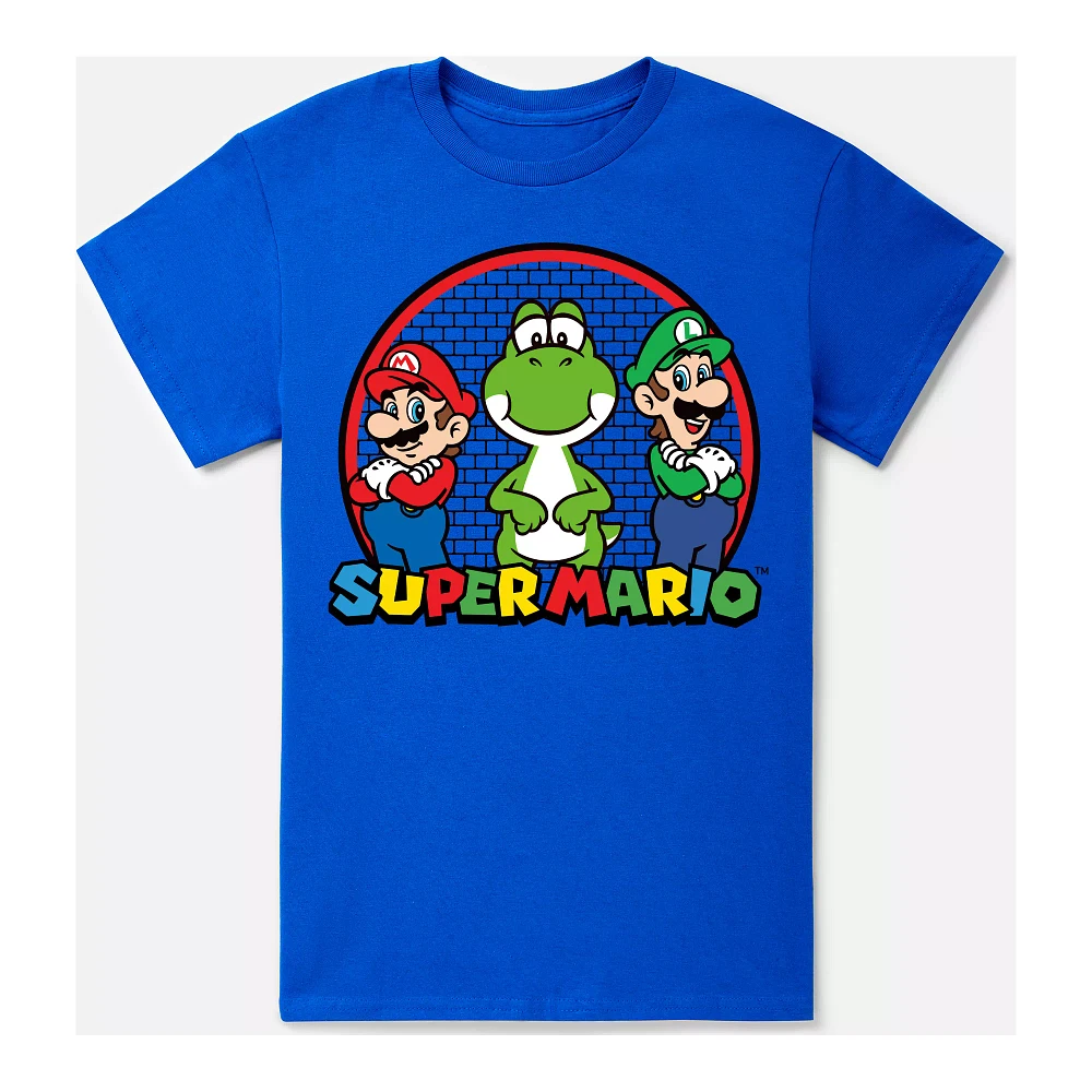 Brothers and Yoshi T Shirt - Super Mario Bros.