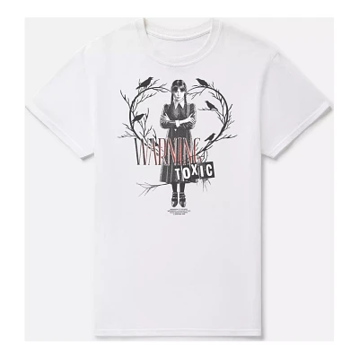 Warning Toxic T Shirt - Wednesday