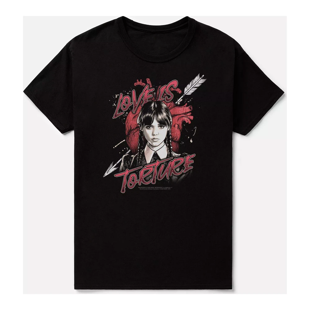 Love Is Torture T Shirt - Wednesday