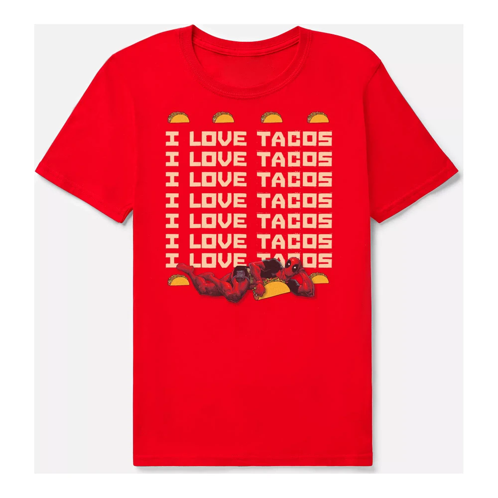 Taco Date T Shirt - Deadpool