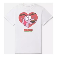 I Heart Courage T Shirt - the Cowardly Dog