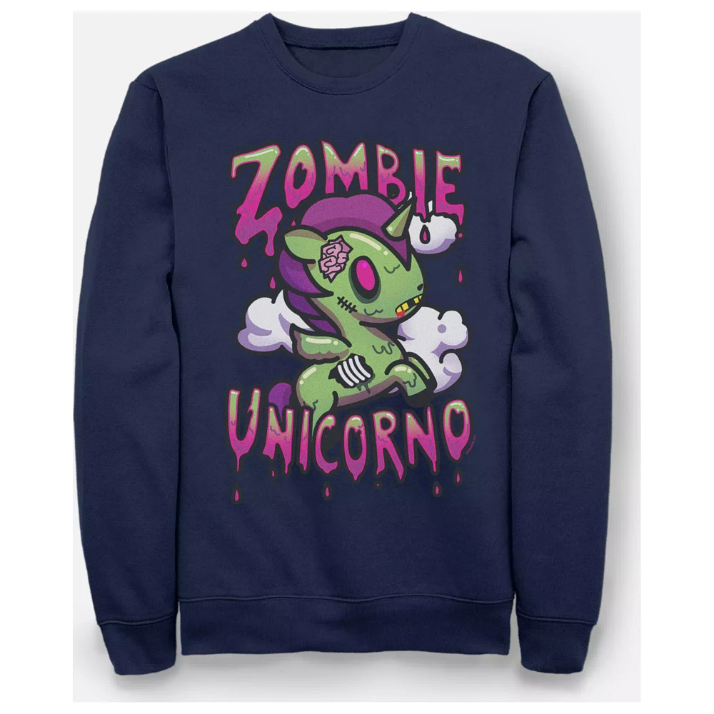 Zombie Unicorn Crewneck Sweatshirt
