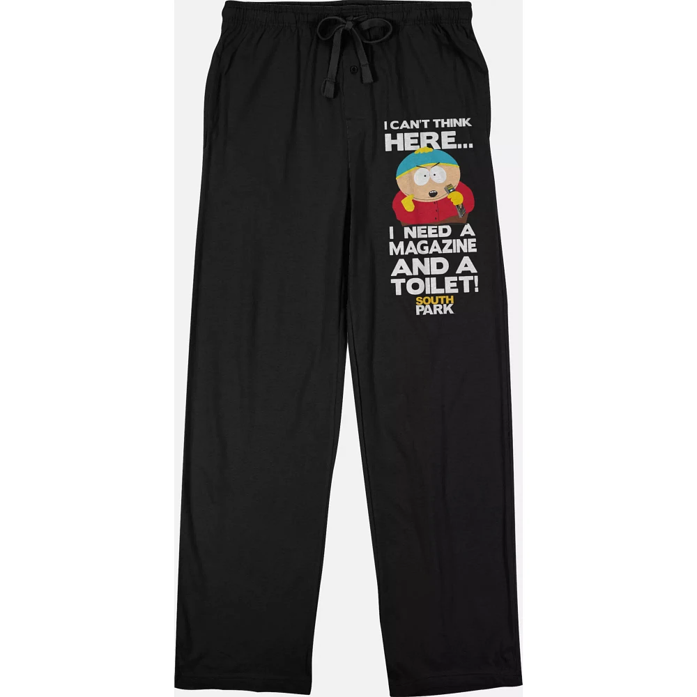 Cartman Magazine and Toilet Lounge Pants - South Park