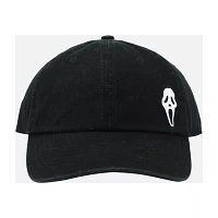 Black Ghost Face Icon Dad Hat