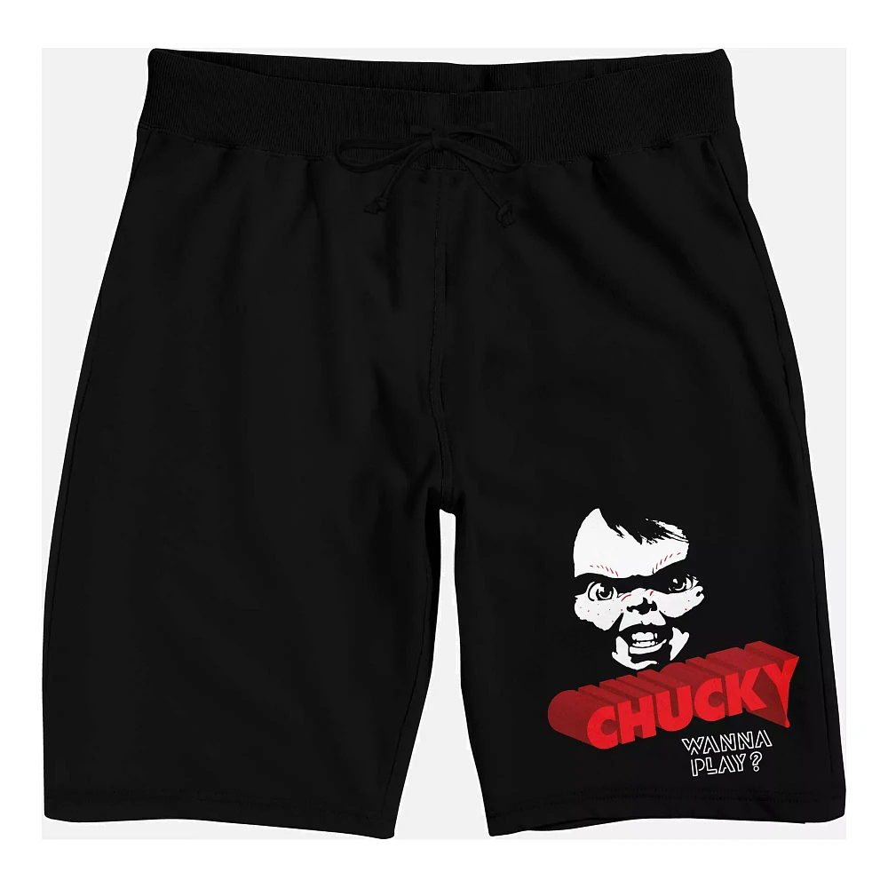 Black Chucky Wanna Play Shorts