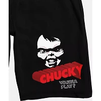 Black Chucky Wanna Play Shorts