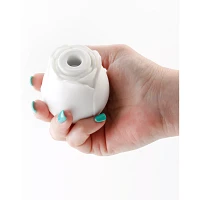 Glow in the Dark 10-Function Rechargeable Rose Clitoral Vibrator - 2.6 Inch