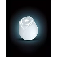Glow in the Dark 10-Function Rechargeable Rose Clitoral Vibrator - 2.6 Inch