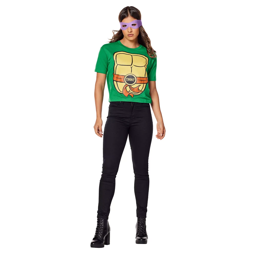 Adult Teenage Mutant Ninja Turtles T Shirt Plus Costume Kit