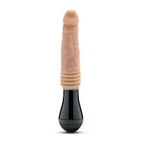 Dr. Knight 3-Function Thrusting Gyrating Rechargeable Vibrating Dildo 10.5 Inch - Dr. Skin Silicone