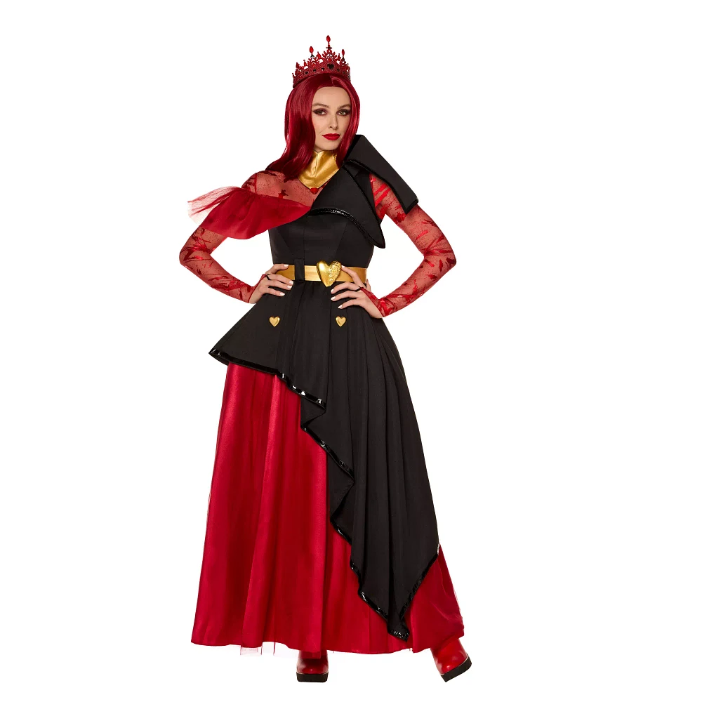 Adult Queen of Hearts Costume - Descendants: The Rise Red