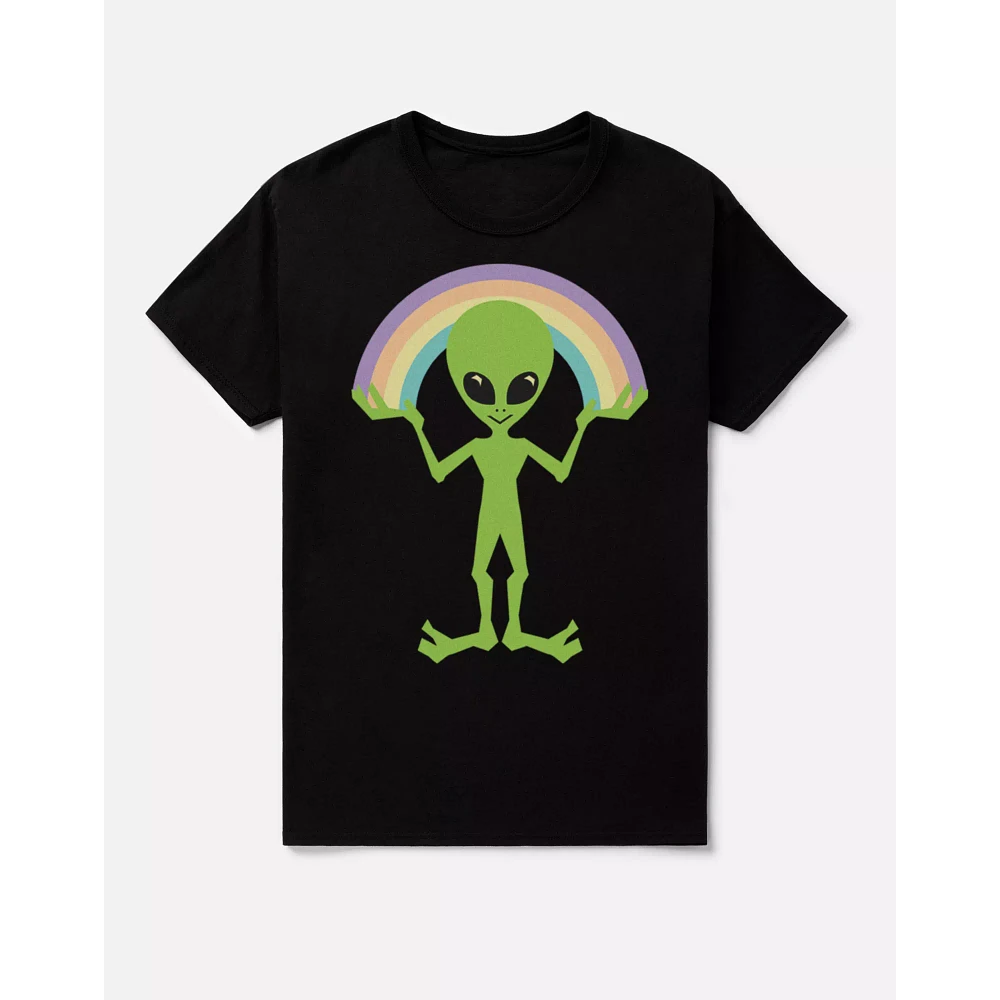 Alien Rainbow T Shirt