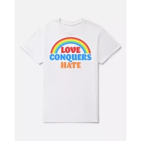Love Conquers Hate T Shirt