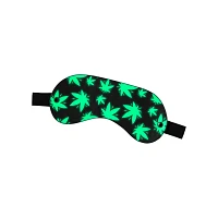 Stoner Vibes Glow in the Dark Weed Blindfold