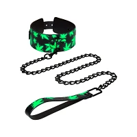 Stoner Vibes Glow in the Dark Collar and Leash
