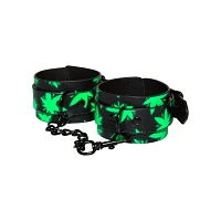 Stoner Vibes Glow in the Dark Wrist Cuffs